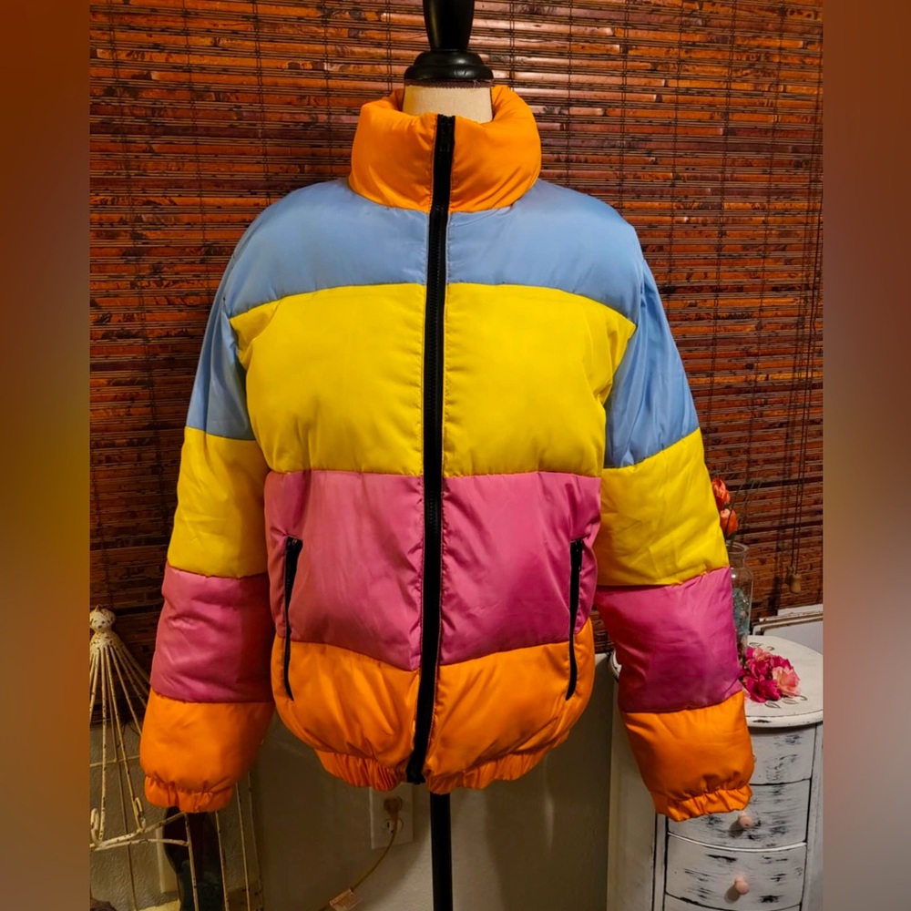 Men’s Colorful Puffer Jacket